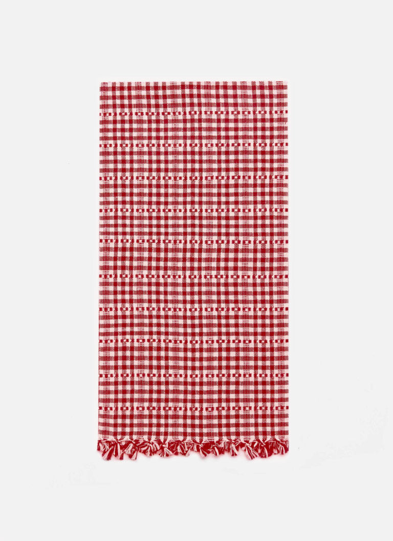 Heather Taylor Home 'Red Soho' Linen Tea Towel