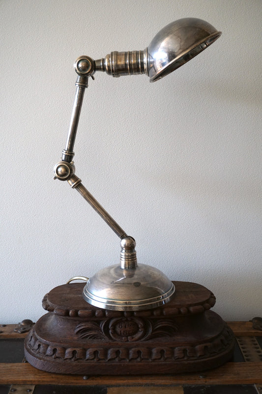 European Nickle Adjustable Lamp