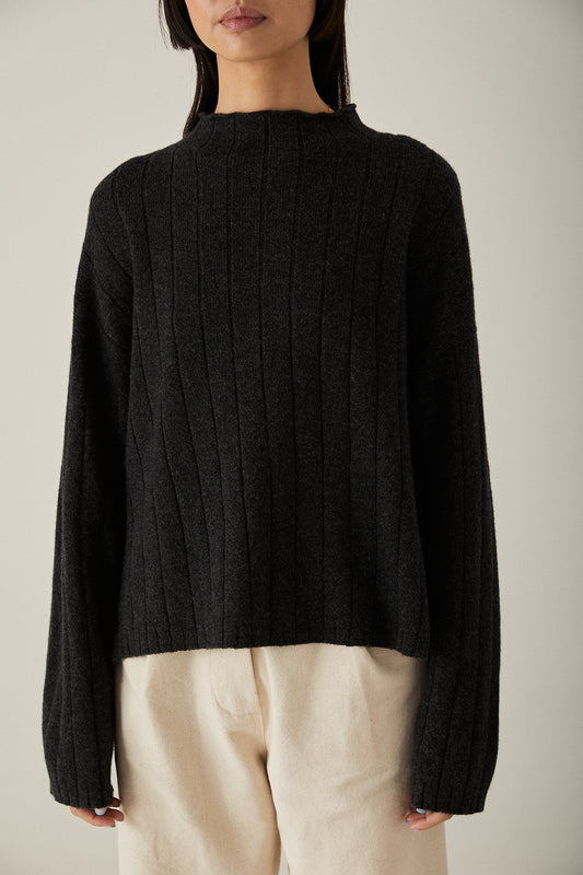 Francie Echo Knit - Black