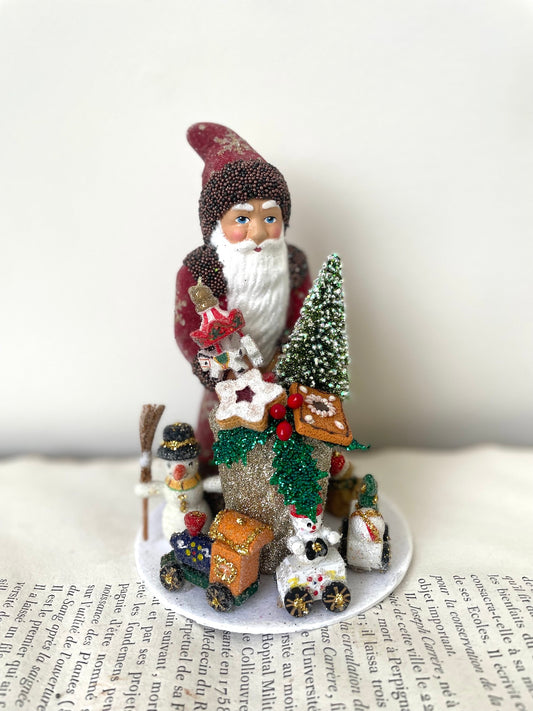 Handmade German Santa - Santa's Workshop