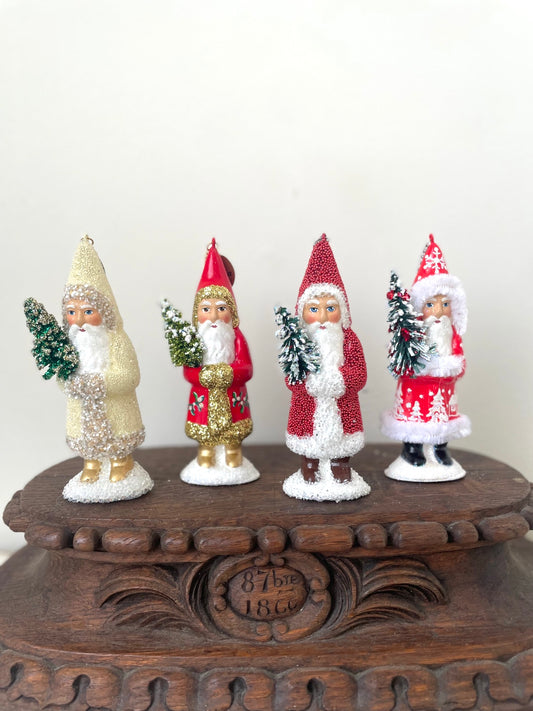 Handmade German Santas - Mini Hanging/Standing