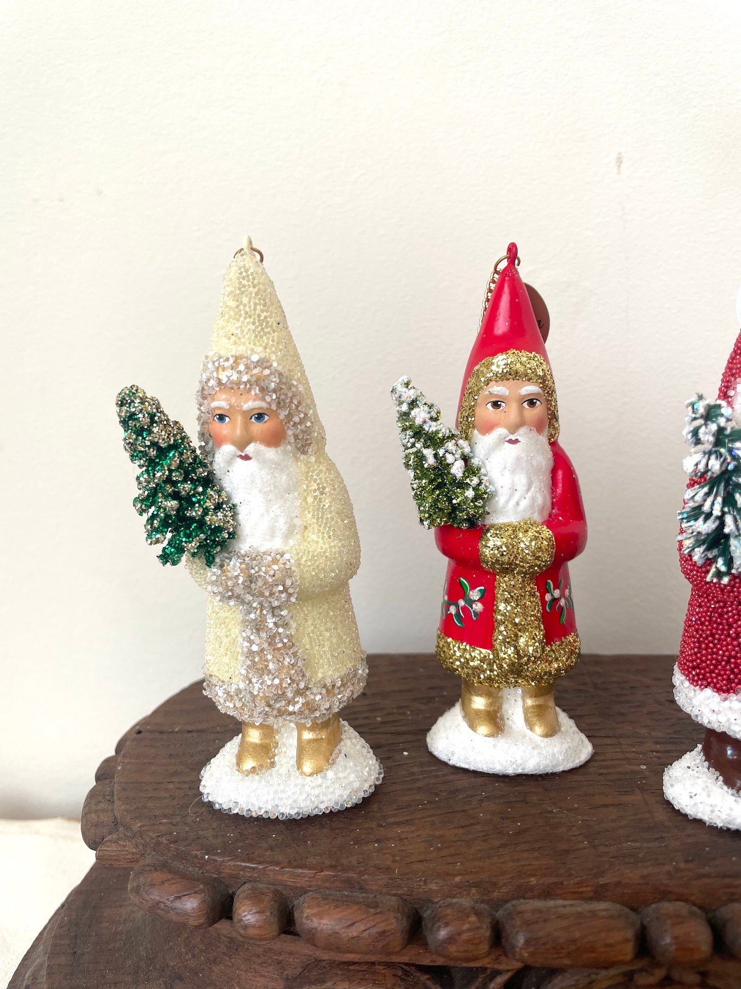 Handmade German Santas - Mini Hanging/Standing