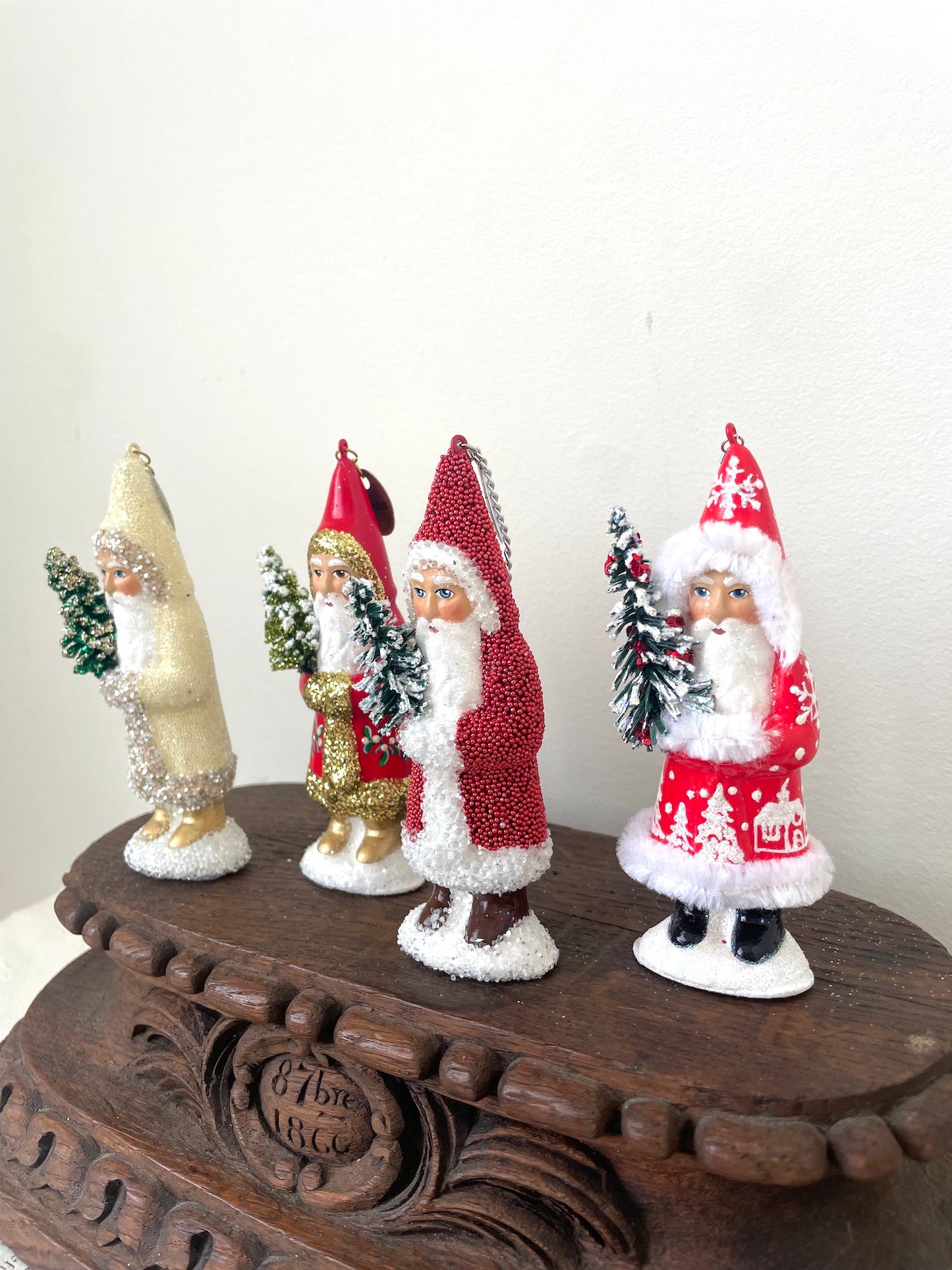 Handmade German Santas - Mini Hanging/Standing