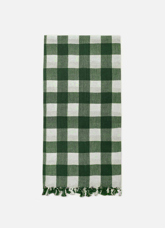 Heather Taylor Home 'Hunter Gingham' Linen Tea Towel