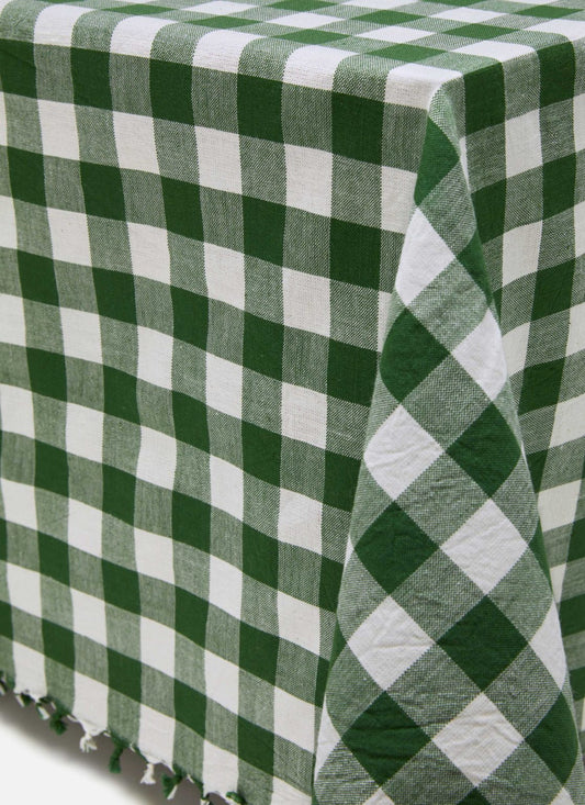 Heather Taylor Home 'Hunter Gingham' Linen Tablecloth