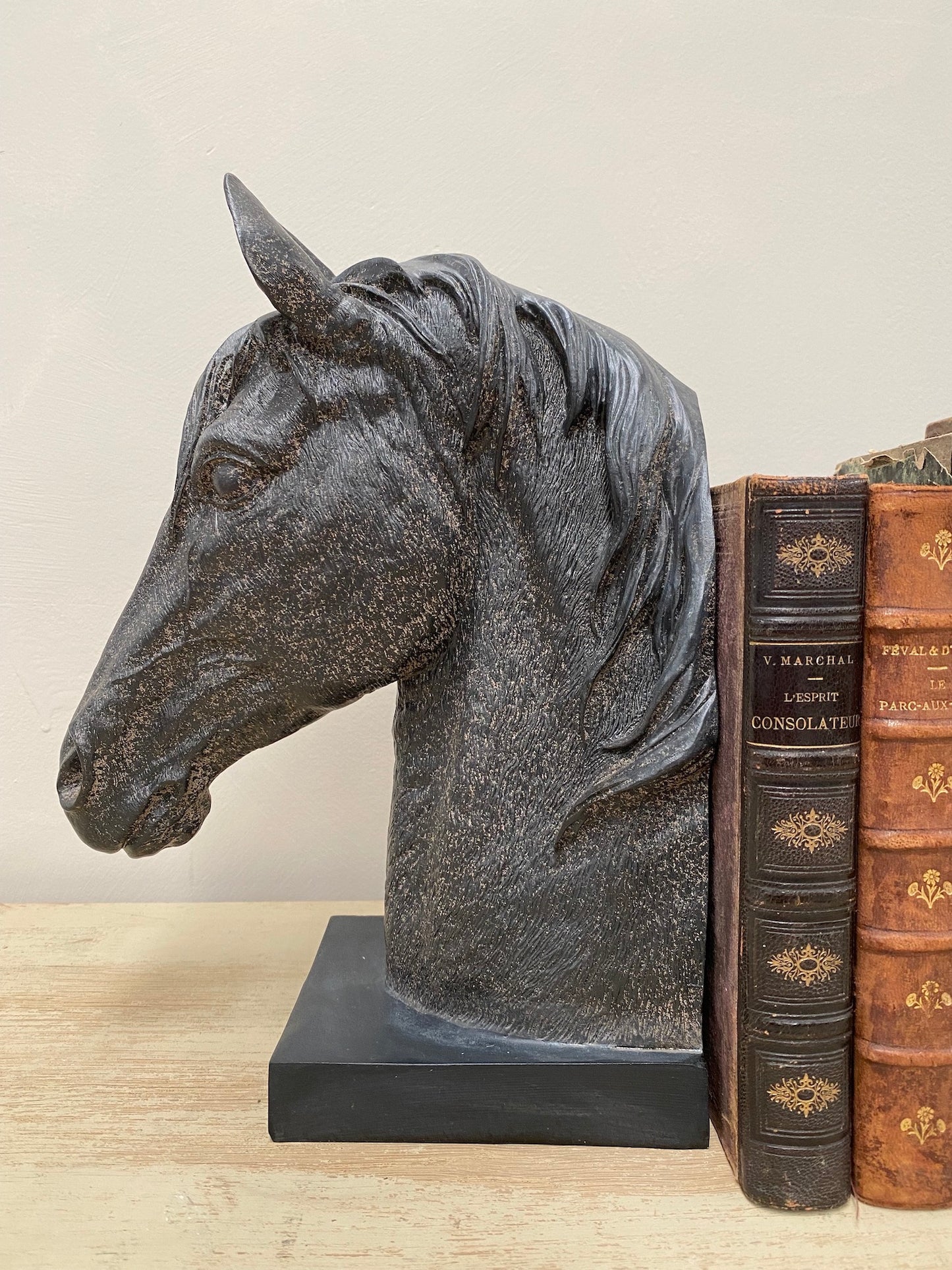 Large Horsehead Bookends