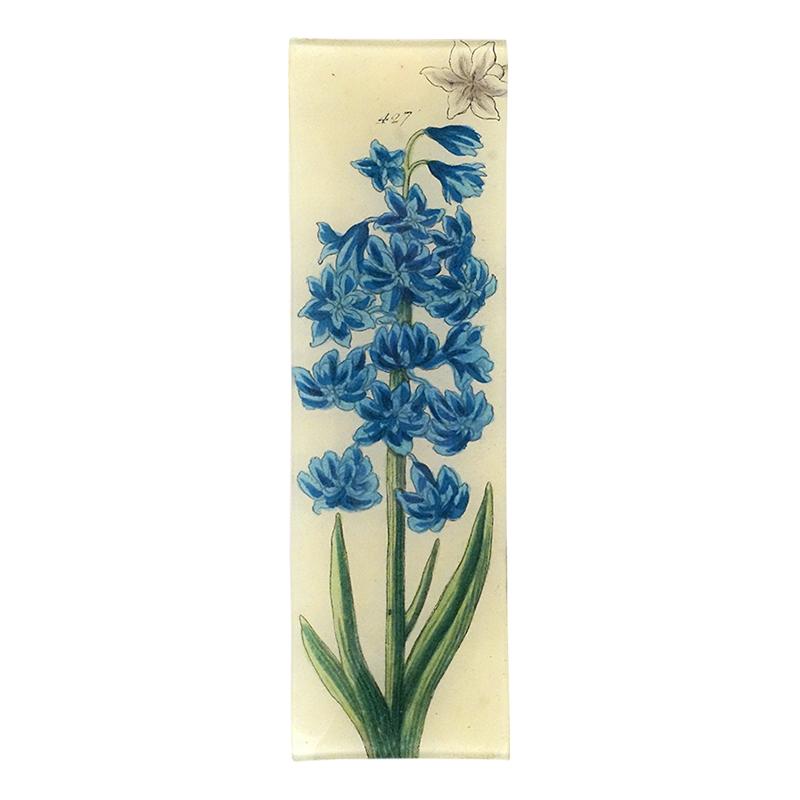 John Derian 'Blue Hyacinth' 3.5 x 12" Rectangle tray