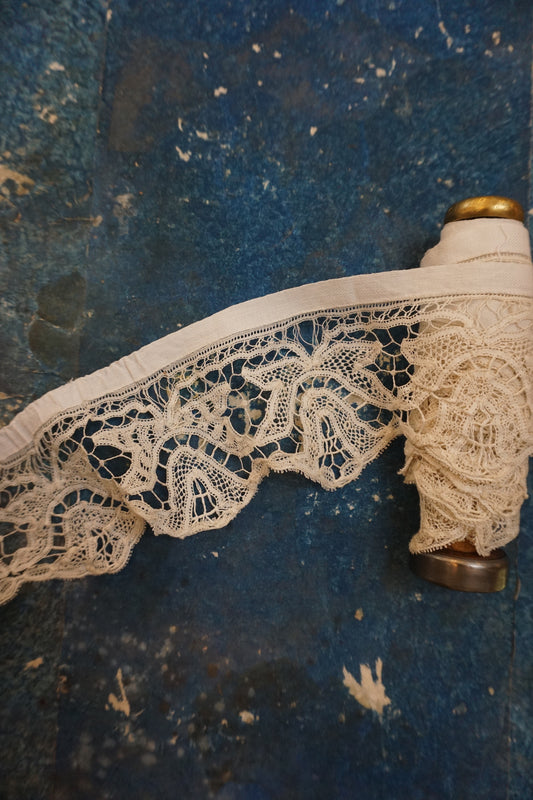 Antique French Handmade Lace Tape