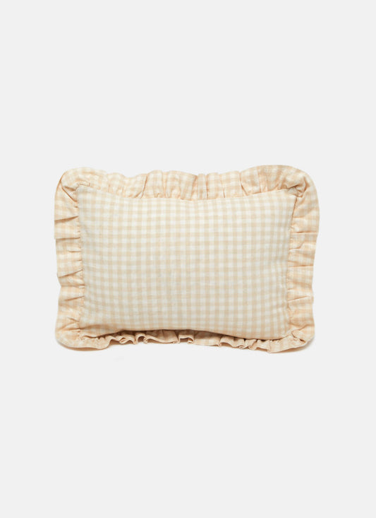 Heather Taylor Home 'Mini Gingham - Cream' Petite Pillow LAST ONE