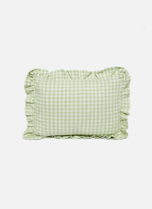 Heather Taylor Home 'Mini Gingham - Honeydew' Petite Pillow LAST ONE