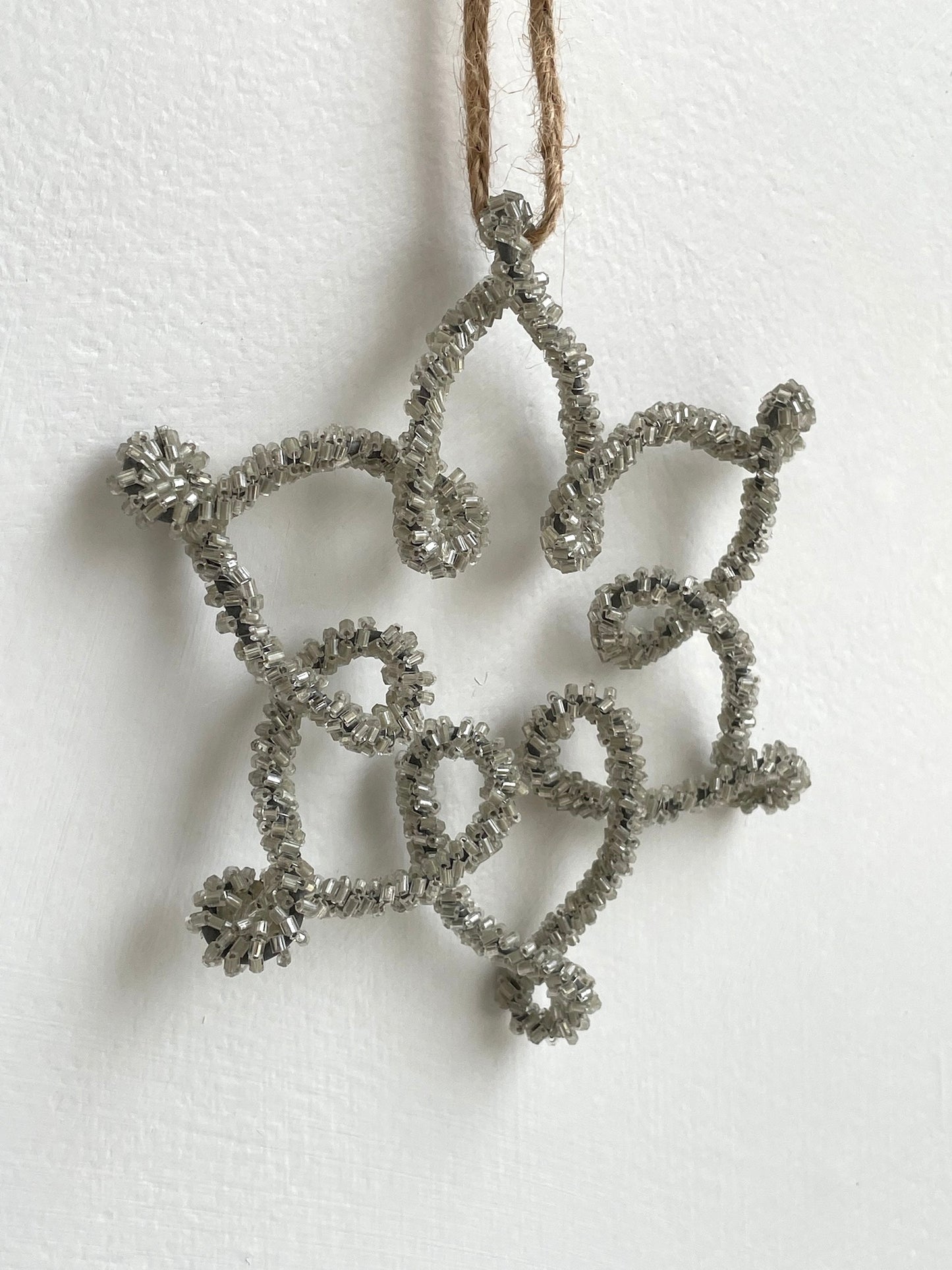 Walther & Co. Bead Snowflake Ornament