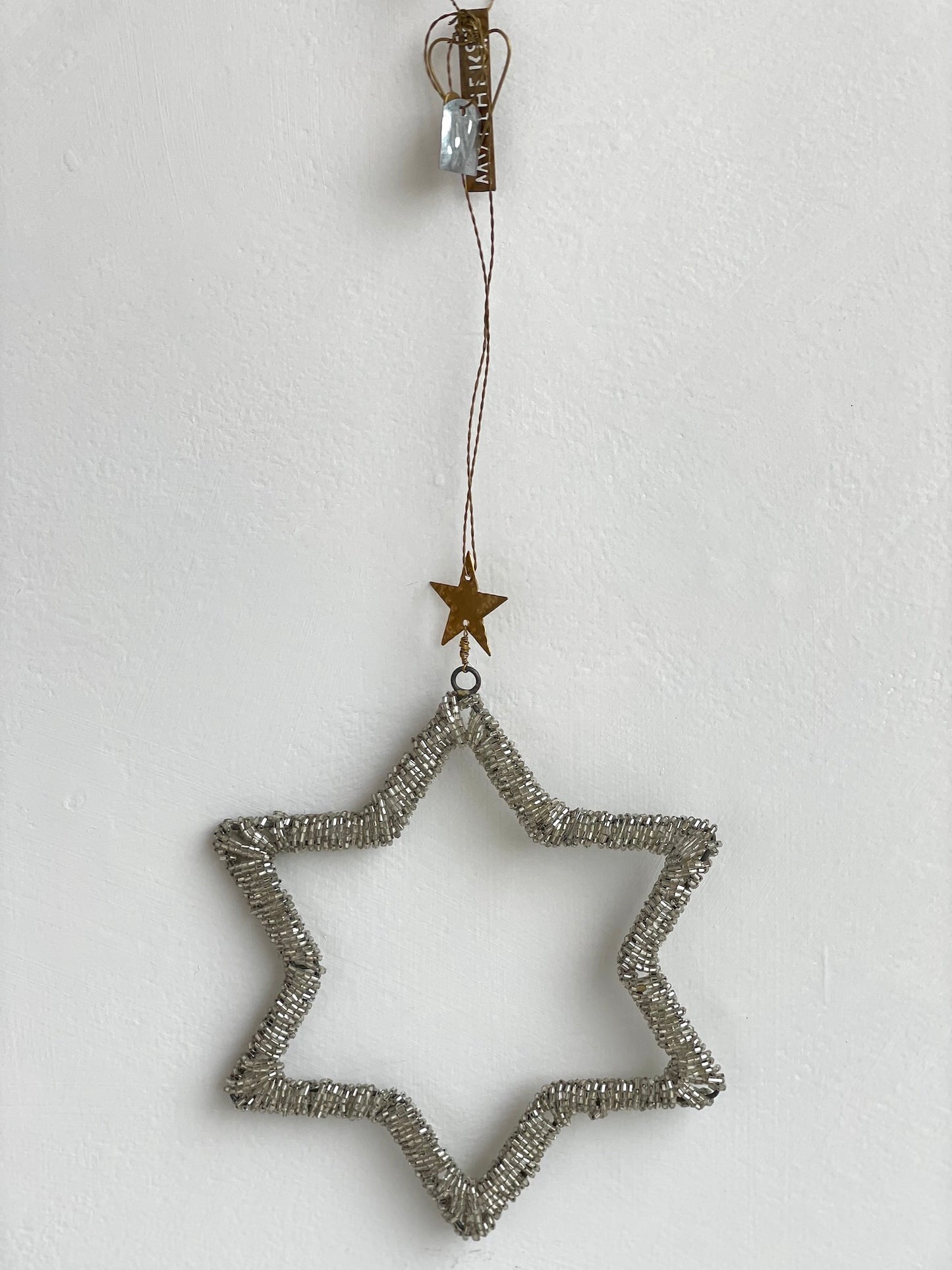 Walther & Co. Bead Star Ornament