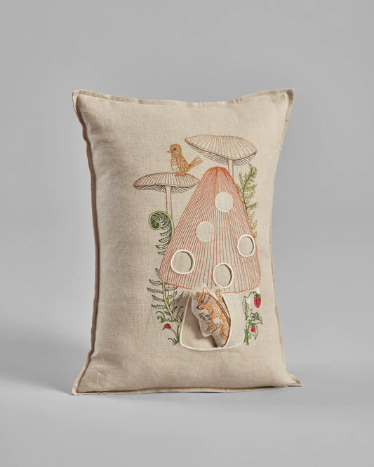 Coral & Tusk 'Mushroom House' Pocket Pillow Cushion Cover