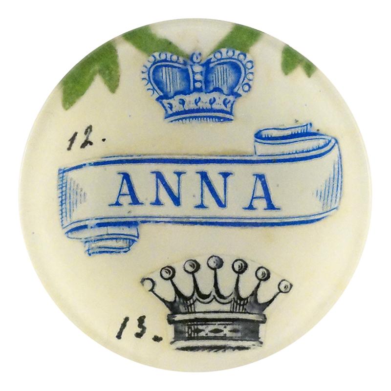 John Derian 'Anna' 4" Tiny Round Plate